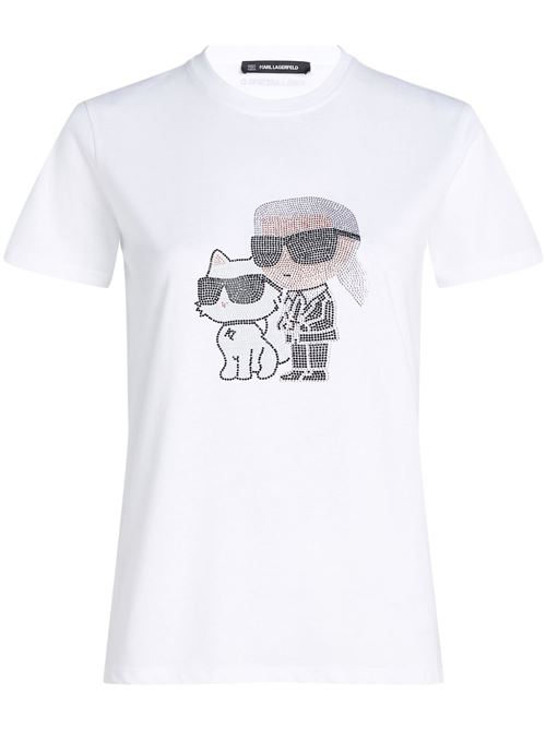T-shirt donna maniche corte Karl Lagerfeld | A1W17131JJ100